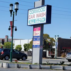 Corwood's Carwash - Visible Street Sign
