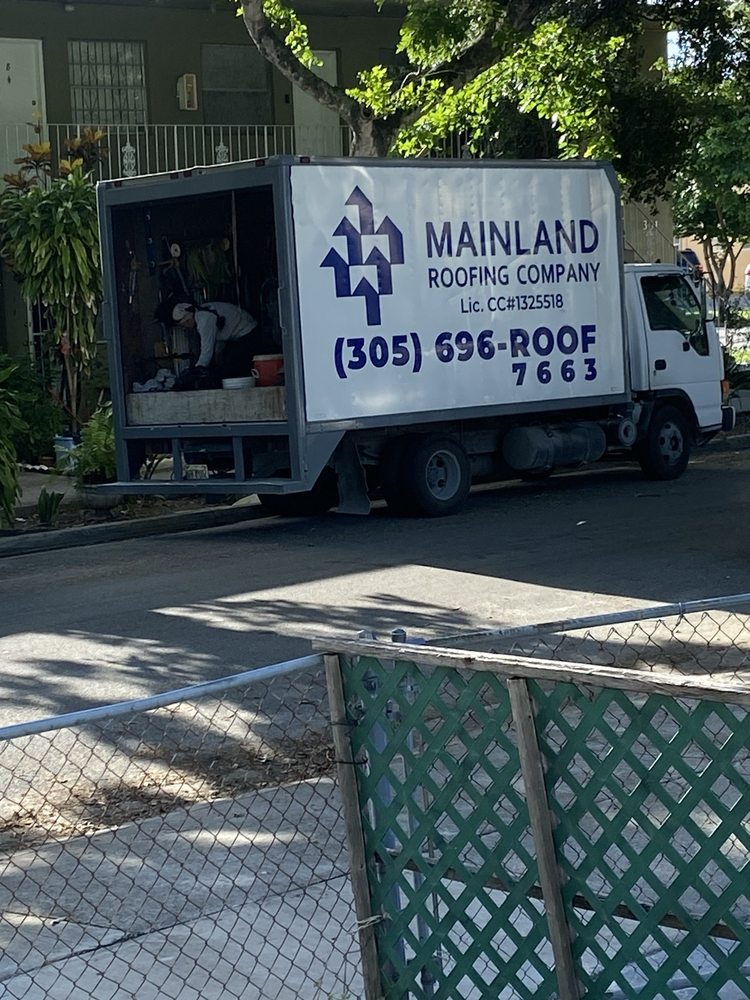 Slide of Mainland Roofing Company