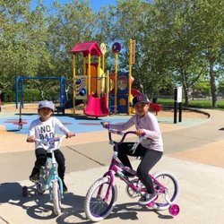 Van Doren Park - My daughters playing with their