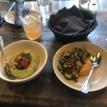 Aba - Hummus and Chilled Cucumbers - Mediterranean Near Me - Austin, Texas