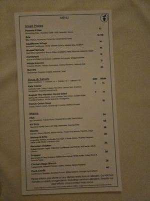 Menu photo 1 August The Mansion O'Fallon, IL Menu photo 1 August The Mansion O'Fallon, IL