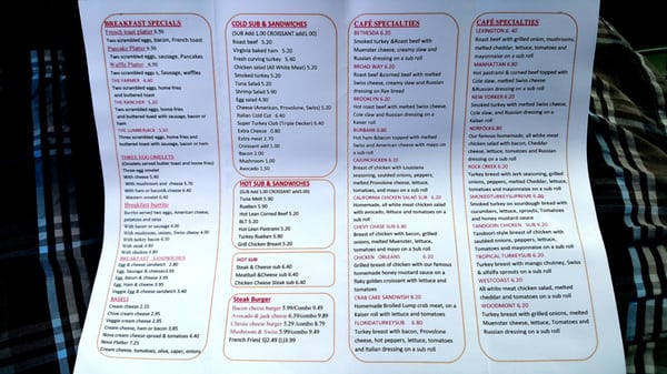 Menu photo 6 Cafe X-Press Bethesda, MD