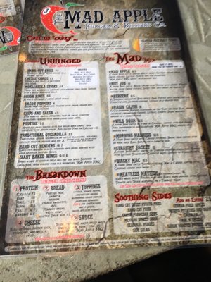 Menu photo 7 The Mad Apple Burger & Billiard Appleton, WI