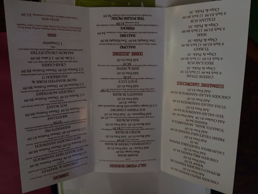 Menu photo 4 Thyme & Table Shamokin, PA