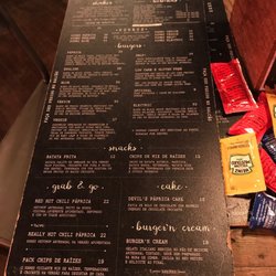 Páprica Burger - Menu