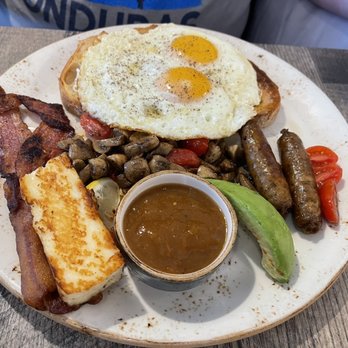 The Aussie Grind - Everything plate with grilled cheese - Cafes Near Me - Frisco, Texas The Aussie Grind - Everything plate with grilled cheese - Cafes Near Me - Frisco, Texas