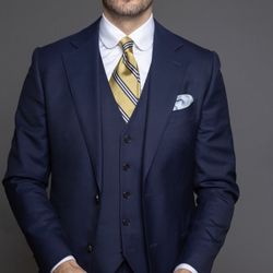 The Suit Effect - Get creative by adding a club collar to your next custom shirt.