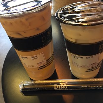 Ding Tea Bolsa - Hokkaido Black Milk Tea with egg pudding & Jasmine Green Milk Tea - Coffee & Tea Near Me - Westminster, California Ding Tea Bolsa - Hokkaido Black Milk Tea with egg pudding & Jasmine Green Milk Tea - Coffee & Tea Near Me - Westminster, California
