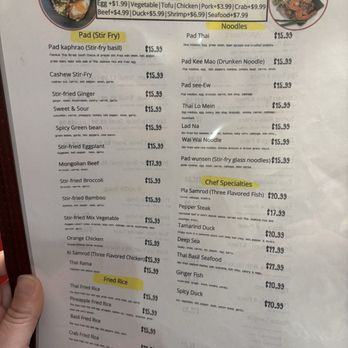 Thai Chef - Menu - Thai Near Me - Siloam Springs, Arkansas Thai Chef - Menu - Thai Near Me - Siloam Springs, Arkansas