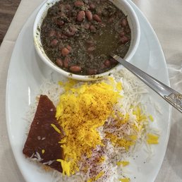 Ghormeh Sabzi with Basmati Rice Ghormeh Sabzi with Basmati Rice