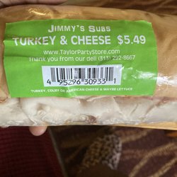 Taylor Party Store - Turkey sub