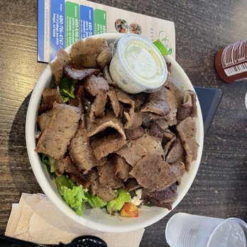 Green Corner Restaurant - Greek Salad with Gyro - Mediterranean Near Me - Mesa, Arizona