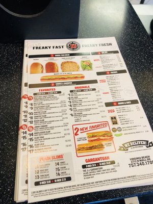 Menu photo 1 Jimmy John's Virginia Beach, VA Menu photo 1 Jimmy John's Virginia Beach, VA