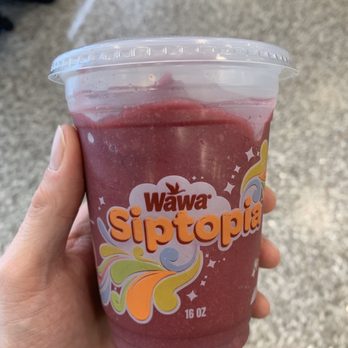 Wawa - Pomegranate smoothie with two boosters for $4 - Gas Stations Near Me - Tampa, Florida Wawa - Pomegranate smoothie with two boosters for $4 - Gas Stations Near Me - Tampa, Florida