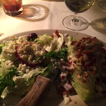 Lewnes' Steakhouse - 1/2 Famous house Greek salad 1/2 wedge salad - Steakhouses Near Me - Annapolis, Maryland Lewnes' Steakhouse - 1/2 Famous house Greek salad 1/2 wedge salad - Steakhouses Near Me - Annapolis, Maryland