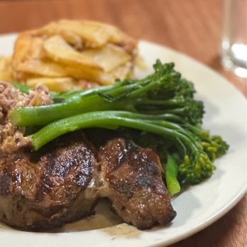 Linn's Restaurant - Ribeye steak dinner. - American Near Me - Cambria, California Linn's Restaurant - Ribeye steak dinner. - American Near Me - Cambria, California
