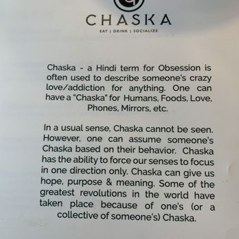 Chaska - Menu - Indian Near Me - Cranston, Rhode Island