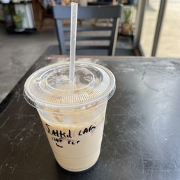 Carmel Light Iced Latte