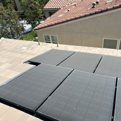 The Solar Panel Doctors - A before of the same panels