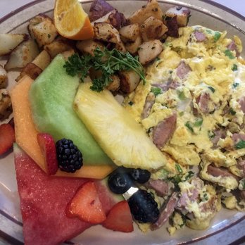 Old Town Grill - Creamy scramble with chicken apple sausage - Breakfast & Brunch Near Me - Auburn, California Old Town Grill - Creamy scramble with chicken apple sausage - Breakfast & Brunch Near Me - Auburn, California