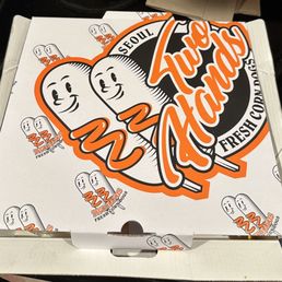 Box for the 5 corndog combo Box for the 5 corndog combo
