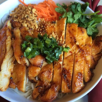 Rice Noodle - #50 charbroiled chicken over vermicelli noodles - Vietnamese Near Me - Sacramento, California