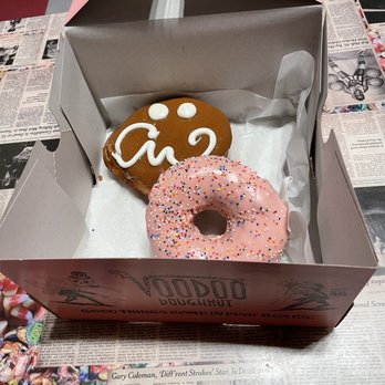 Voodoo Doughnut - Homer and Maple cream - Donuts Near Me - Austin, Texas