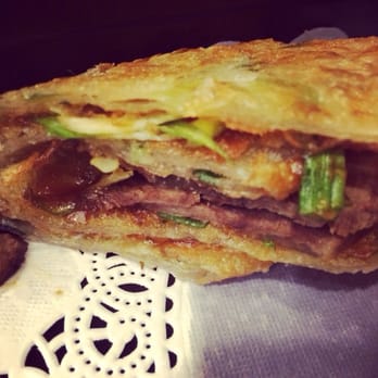 Jean & Lee Kitchen - Scallion pancake with beef - Szechuan Near Me - Newton, Massachusetts