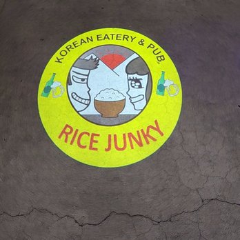 Rice Junky - Spinning logo on the sidewalk - Pubs Near Me - Santa Clara, California Rice Junky - Spinning logo on the sidewalk - Pubs Near Me - Santa Clara, California