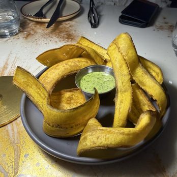 Capricho Colombian Steakhouse - Plantain Chips - Seafood Near Me - Brookline, Massachusetts