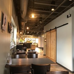 the interior of a coffeehouse