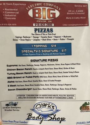 Menu photo 1 The Rusty Anchor Smokehouse Pryor, OK Menu photo 1 The Rusty Anchor Smokehouse Pryor, OK