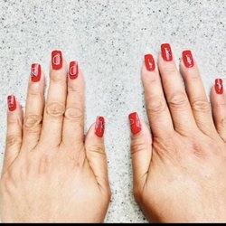 Nail Zone - My Super Bowl nails