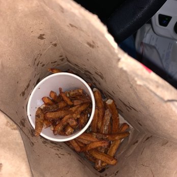 Five Guys - Burnt fries - Burgers Near Me - Ramsey, New Jersey