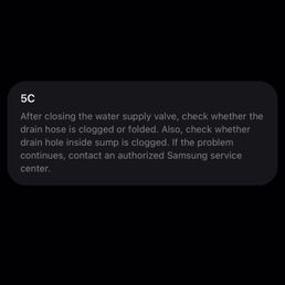 Dishwasher drain error Dishwasher drain error