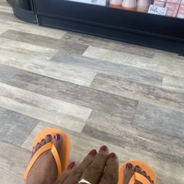 My Gel manicure and classic pedicure with Varnish