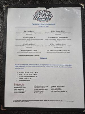Menu photo 4 Big Jake's Western Dive Moscow, TX Menu photo 4 Big Jake's Western Dive Moscow, TX