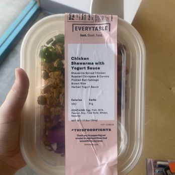 Everytable - Chicken shawarma with yogurt sauce - Fast Food Near Me - Monterey Park, California