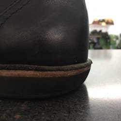 Before: Worn out heel