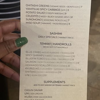 Sukeban - Menu - Sushi Bars Near Me - New Orleans, Louisiana