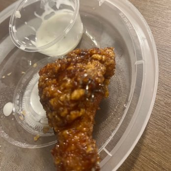 10Q Chicken - A chicken wing with a metal wire is what I found today in my food from 10Q. - Chicken Shop Near Me - Evanston, Illinois 10Q Chicken - A chicken wing with a metal wire is what I found today in my food from 10Q. - Chicken Shop Near Me - Evanston, Illinois