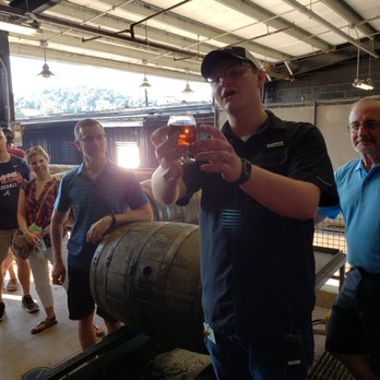 James B. Beam Distilling - Whiskey dumped from the barrel - Distilleries Near Me - Clermont, Kentucky