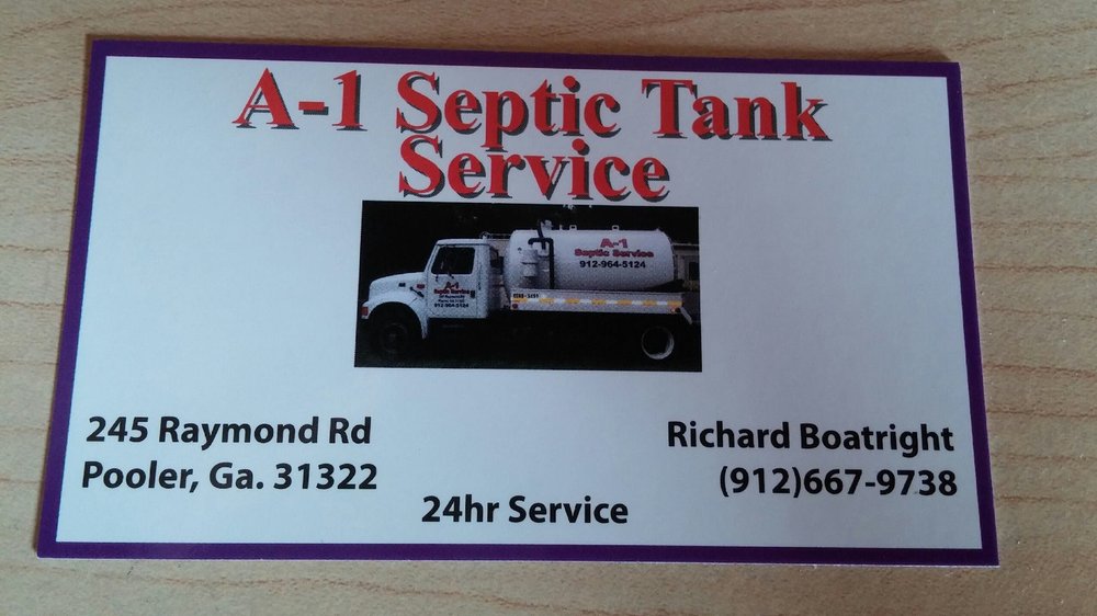 A 1 Septic Tank Service Inc. - septic in Pooler, GA