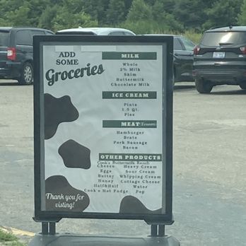 Cook's Farm Dairy - Menu - Ice Cream & Frozen Yogurt Near Me - Ortonville, Michigan