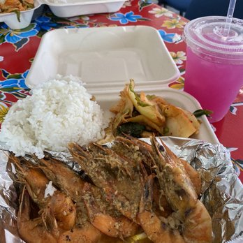 Wake Up Delicious - Garlic shrimps - oh so good! - Hawaiian Near Me - Hanalei, Hawaii Wake Up Delicious - Garlic shrimps - oh so good! - Hawaiian Near Me - Hanalei, Hawaii