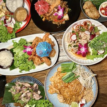NOA by September in Bangkok - Group dinner spread - Thai Near Me - New Haven, Connecticut