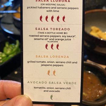 La Popular - We loved all the salsas, but the salsa Toreado with soy sauce was a bit strong, didn't care for it. - Mexican Near Me - Porter Ranch, California