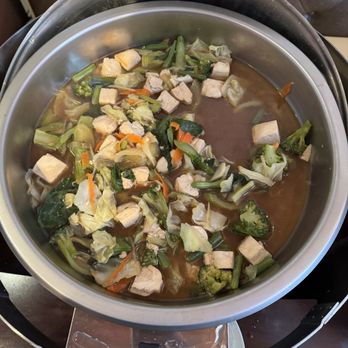 Eatzy Thai - Eatzy Thai's $9.99 All You Can Eat Buffet Special's Tofu Bok Choi dish - Thai Near Me - Astoria, New York