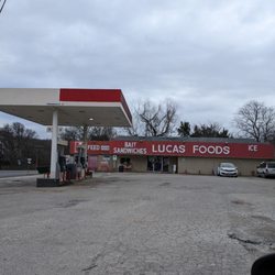 I've wanted to stop and take this photo for years! Of course, they are by a lake and sell Bait and Sandwiches...im just sayin