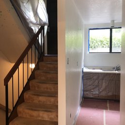 Fresh coat of paint! Don't mind the carpets, they're getting replaced after painting is completed! Fresh coat of paint! Don't mind the carpets, they're getting replaced after painting is completed!